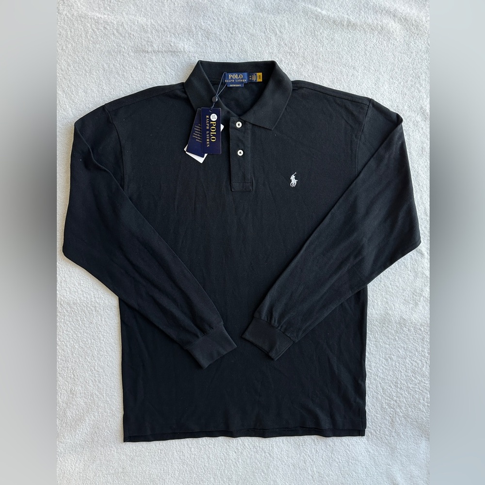 NWT Polo Ralph Lauren Men’s‎ Black Polo Shirt Size XXL 2XL